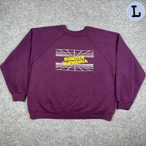 Vintage 90’s Gender Euphoria Leif J Lee Crewneck Sweatshirt